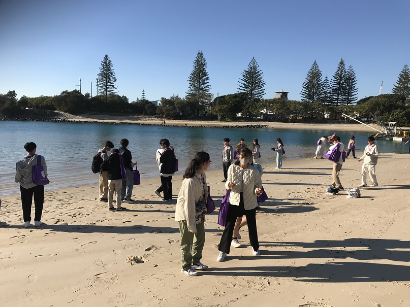 beach walk